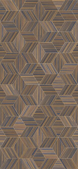 Eijffinger Gilded 340180 Bruin / Blauw Behang