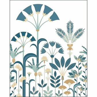 Caselio Elegance ELC105326005 - Blauw Behang