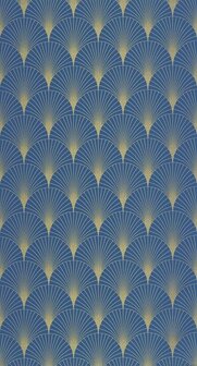 Caselio Elegance ELC105266021 - Blauw Behang