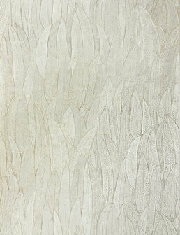 Casamance Nature Pr&eacute;cieuse - Textures 76533262 - Wit / Goud Metallic Behang