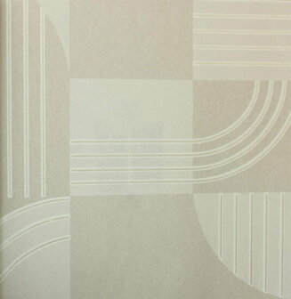 Casamance Faubourg Des Lumi&egrave;res 76271120 - Beige Behang