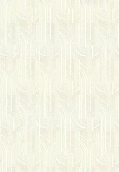 Casamance Faubourg Des Lumi&egrave;res 76281732 - Wit Behang