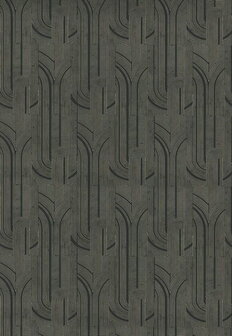 Casamance Faubourg Des Lumi&egrave;res 76282344 - Zwart Behang