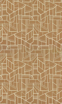 Casamance Faubourg Des Lumi&egrave;res 76292752 - Beige Behang