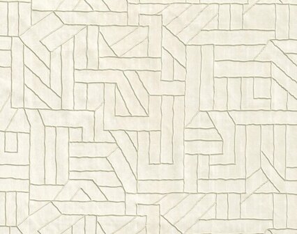 Arte Le Couturier LA DERIVE 58500 Cr&egrave;me Behang