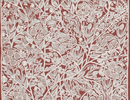 Arte Le Couturier LA PERLE 58536 Oranje Behang