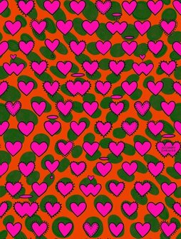 HookedOnWalls ENRIQUEZLAND PSYCO CUORI 25500 Behang