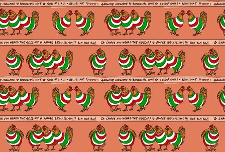 HookedOnWalls ENRIQUEZLAND GALLINE ITALIANE 25511 Behang