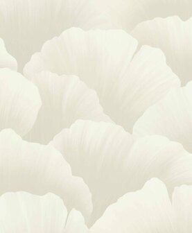 HookedOnWalls GINKGO GINKGO 21900 Cr&egrave;me Behang