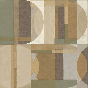 Dutch Wallcoverings Arcadia A64903 Bruin / Groen Behang