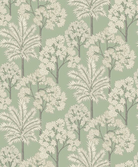 Dutch Wallcoverings Arcadia A71308 Groen Behang