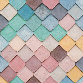 Dutch Wallcoverings Artifice M760-10 Roze / Groen Behang