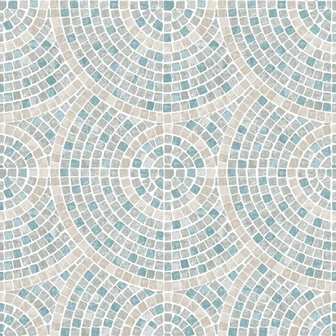 Dutch Wallcoverings Artifice M763-01 Grijs / Blauw Behang