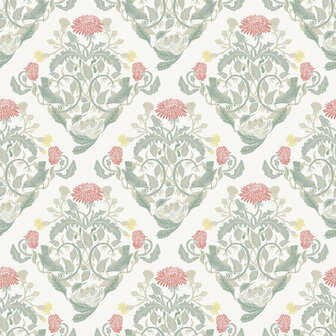 Dutch First Class Midbec Klara &amp; Tove 26029 Groen / Rood Behang
