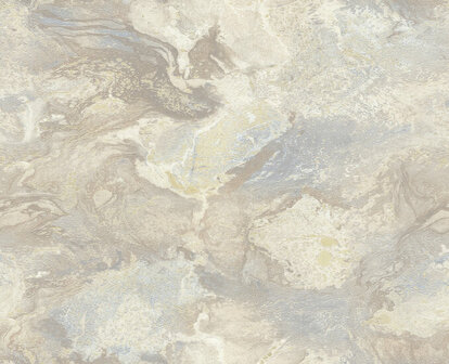 Dutch First Class Carrara Best 83670 Grijs / Goud Behang