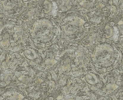 Dutch First Class Carrara Best 85617 Grijs / Goud Behang