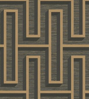 Dutch First Class Arber DL26722 Bruin / Goud Behang
