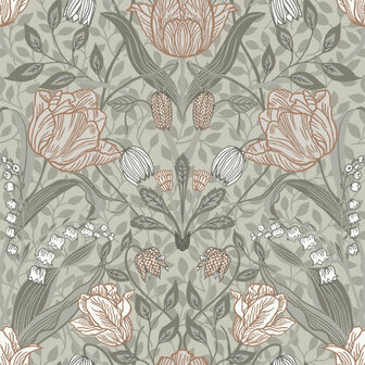 Midbec Gr&ouml;nhaga 44105 - Beige Behang