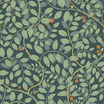 Dutch First Class Midbec Lina 2 65105 - Blauw / Groen Behang