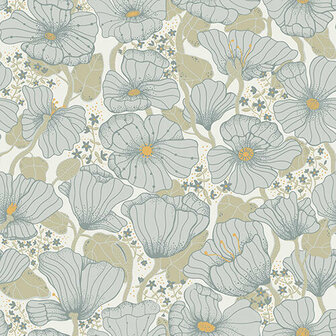 Dutch First Class Midbec Lina 2 65110 - Blauw Behang