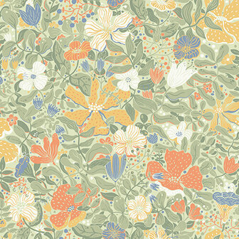 Dutch First Class Midbec Langtan 63018 - Groen Behang