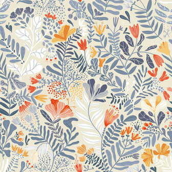 Dutch First Class Midbec Lina 55013 - Blauw Behang
