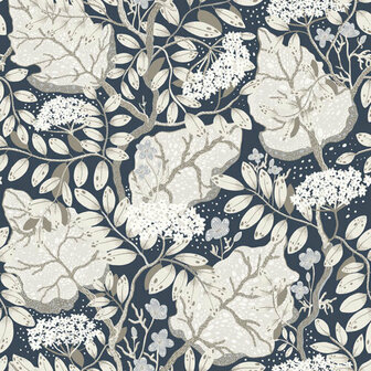 Dutch First Class Midbec Lina 55027 - Blauw / Grijs Behang