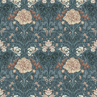 Dutch First Class Midbec Lyckebo 28018 - Blauw Behang
