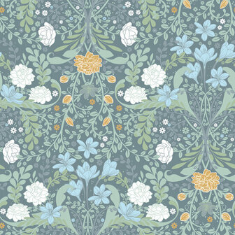 Dutch First Class Midbec Sunnano 24106 - Blauw / Groen Behang