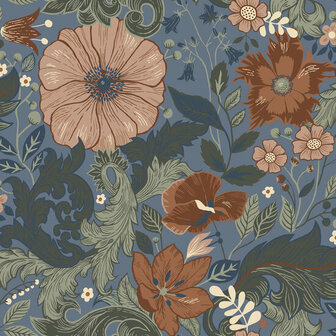 Dutch First Class Midbec Angas 13108 - Blauw Behang