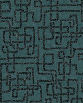 Eijffinger Solange 340232 Blauw Behang
