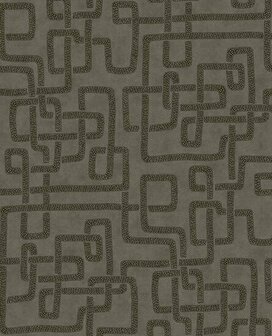 Eijffinger Solange 340233 Zwart Behang
