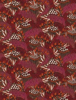 Eijffinger Solange 340286 Rood Behang