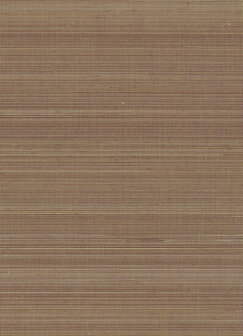 Greenland Natural Palette N168NA6008 - Abaca Bruin Behang