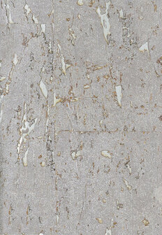 Greenland Natural Palette N168NQ8322 - Kurk - Grijs Behang