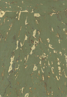 Greenland Natural Palette N168NQ8328 - Kurk - Groen Behang