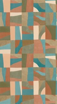 Caselio Azur AZU105463689 - Oranje Behang