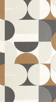 Caselio Graphic GPC105500944 - Bruin Behang