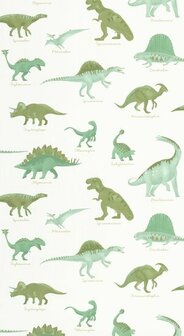 Caselio Les Minis Mondes MNM105707100 - Groen Behang