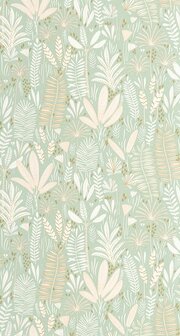 Caselio Les Minis Mondes MNM105727010 - Groen Behang