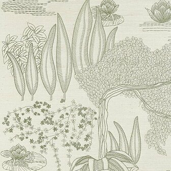 Casamance Hikari 71360338 - Beige Behang