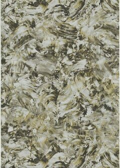 Dutch First Class Fusione 73506 Zwart / Goud / Grijs Behang