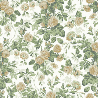 Dutch First Class Midbec Sommarang 16035 - Wit / Groen Behang
