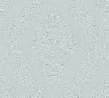 AS Creation Pure Elegance - 39765-3 / 397653 Blauw / Grijs Behang