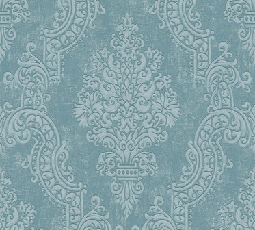 AS Creation Pure Elegance - 39765-4 / 397654 Blauw Behang