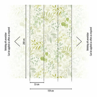 AS Creation Aquarell Dreams - 39693-2 / 396932 Cr&egrave;me Behang