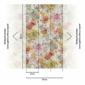 AS Creation Aquarell Dreams - 39694-1 / 396941 Beige Behang