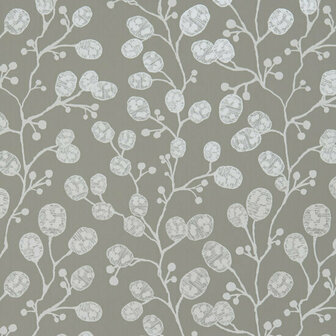 Clarke &amp; Clarke Botanica W0092/06 - Grijs Behang