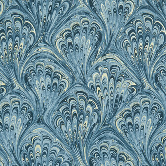 Clarke &amp; Clarke Botanica W0095/06 - Geel Behang