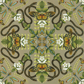 Clarke &amp; Clarke Botanical Wonders W0129/02 - Groen Behang